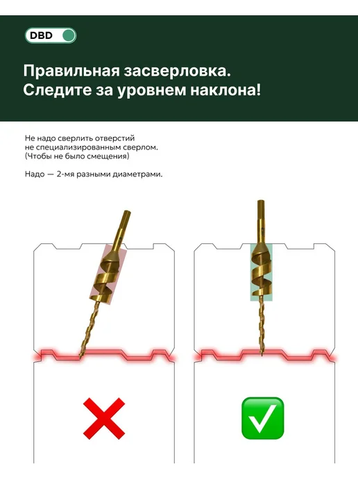 DBD Сверло двухпроходное 240 мм. (11*38), 11x38, фото 3