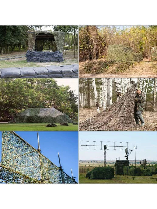 Маскировочная ткань оксфорд 1.5x3 м, пустынный камуфляж, 1.5x3 м, фото 6