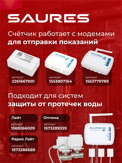 Счетчик воды горячей ITELMA 15мм 1 2" 80мм НАМУР WFW 23, 80мм, фото 3