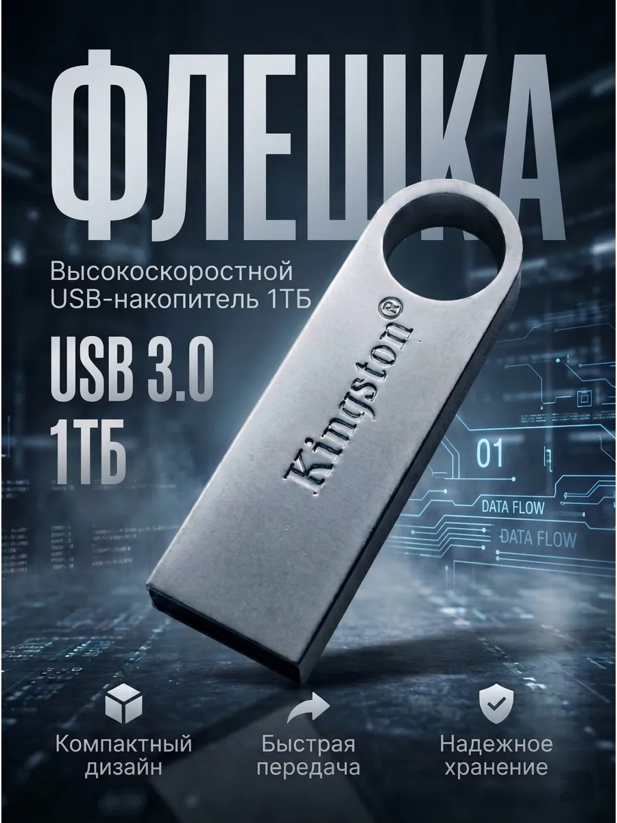 Флешка 1 ТБ USB Flash накопитель 1TB