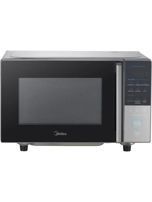 Midea Микроволновая печь EM720CFR-BG, серебристый