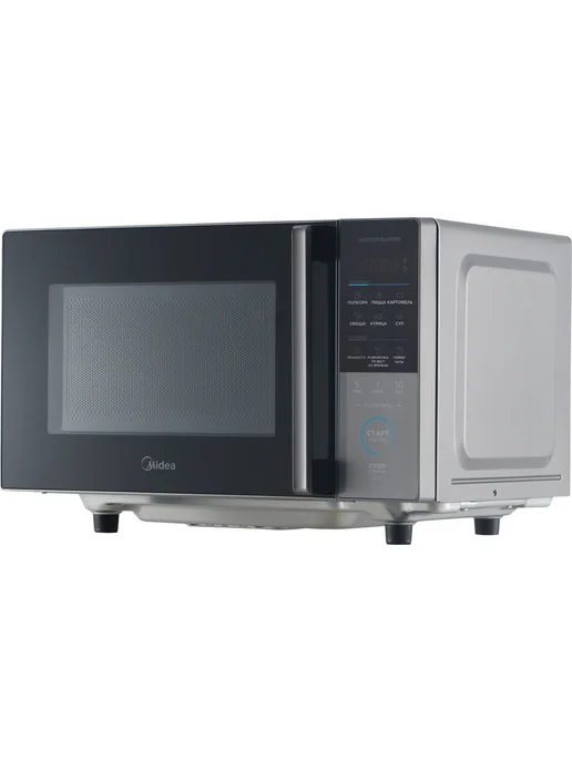Midea Микроволновая печь EM720CFR-BG, серебристый, фото 4