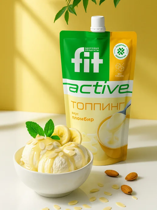 Fitparad Топпинг Пломбир дой-пак 200 гр, 200 г, фото 3
