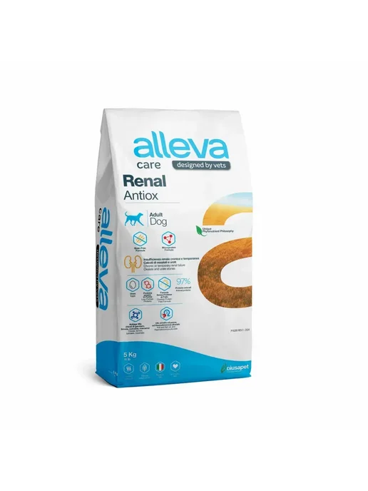 Сухой корм Аллева Кэр Care Renalantiox для собак, 5 кг