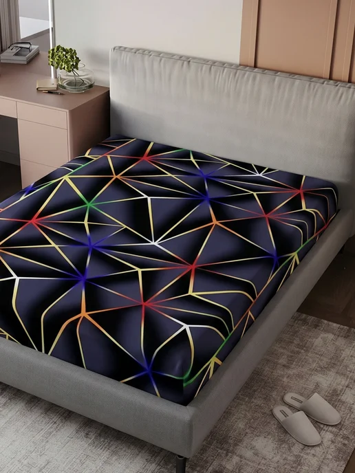 Eppel Store Простынь евро 220х240 классическая без резинки, хлопок бязь, 220x240, фото 2