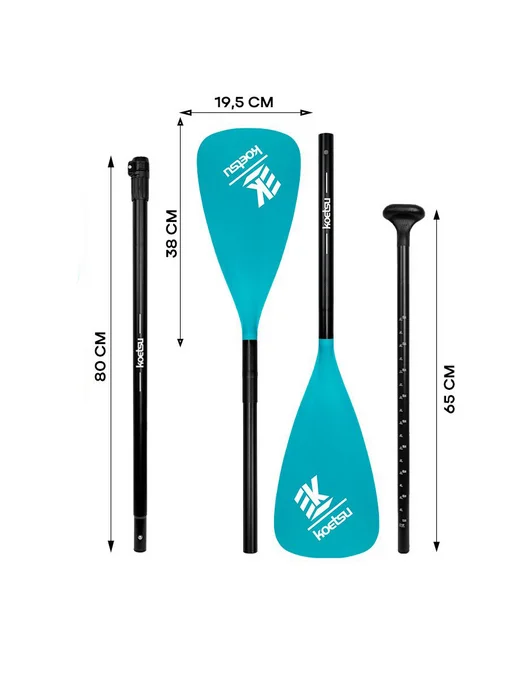 Koetsu Весло для сапборда SUP двухлопастное 2в1, вариант