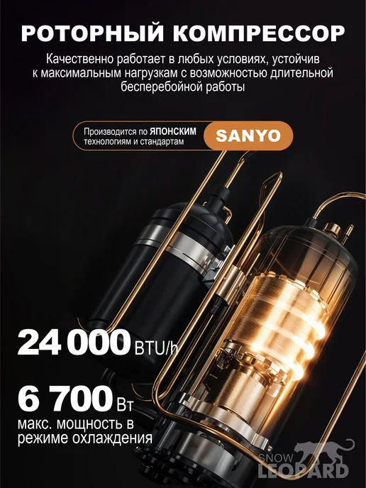 Snow Leopard Сплит-система инверторная SL-88SDC24, белый, фото 4