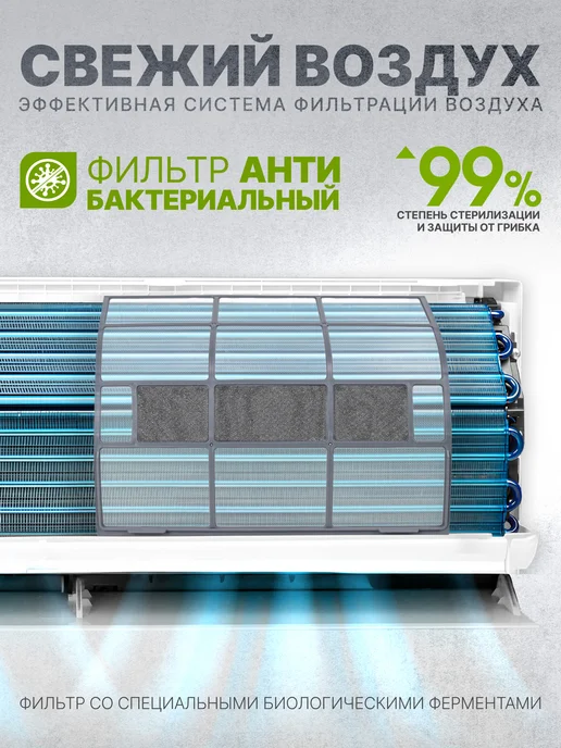 NEWTEK Сплит-система кондиционер NT-77HS18, белый, фото 8