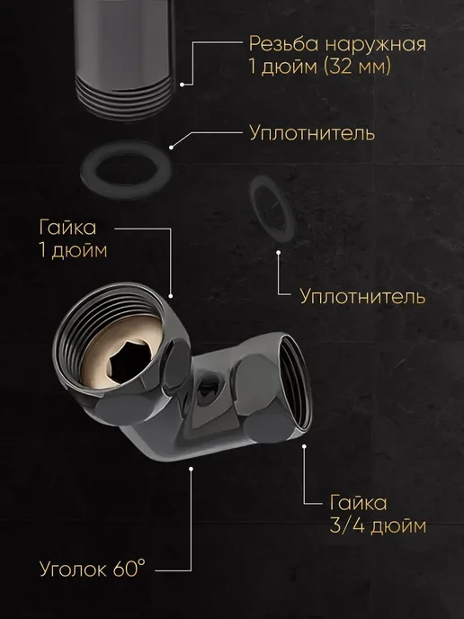 Нет бренда Полотенцесушитель водяной 800х400 лесенкой, оружейная сталь, 800x400, фото 6