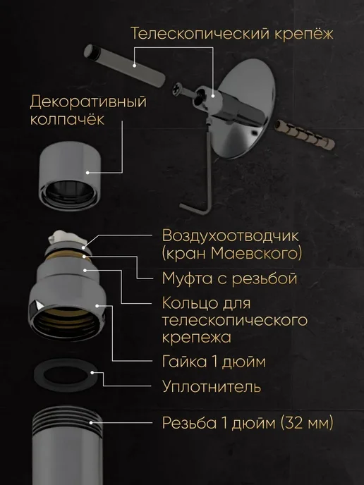 Нет бренда Полотенцесушитель водяной 800х400 лесенкой, оружейная сталь, 800x400, фото 7