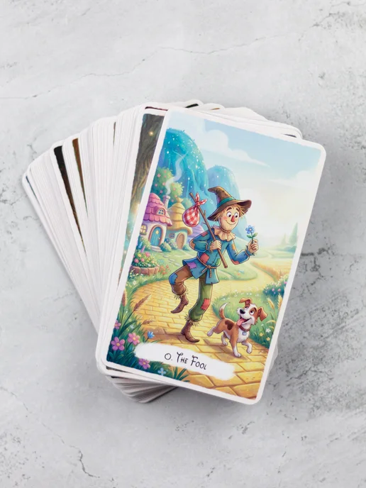 Tarocco Studio Карты Таро Cartoon Tarot 78 карт для гадания, вариант, фото 3
