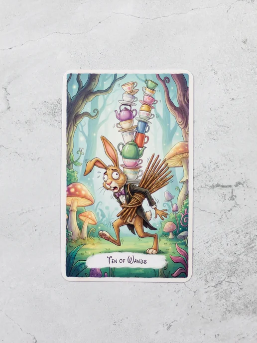 Tarocco Studio Карты Таро Cartoon Tarot 78 карт для гадания, вариант, фото 5