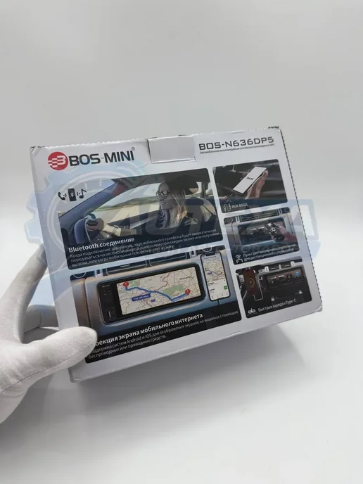 Магнитола для авто с блютуз 12v Автомагнитола Пионер 1DIN с Bluetooth и USB / Магнитола / Автомагнитола, CarPlay Android Auto 6.36, фото 7