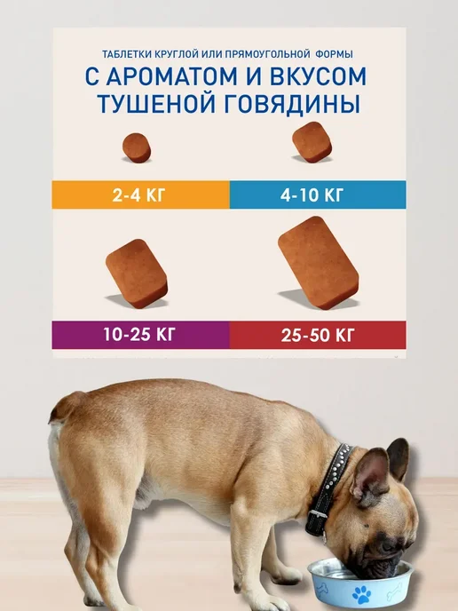 Фронтлайн нексгард для собак 4-10 кг от клещей, 24 кг, фото 2