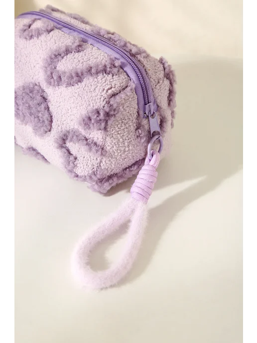 andabags Косметичка мини, дорожная, пенал для косметики, фиолетовый, фото 8