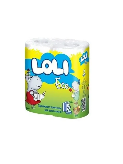 LOLI! Бумажные полотенца Eco, 4 рулона, белый, фото 2
