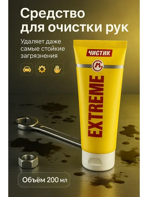Алика11 Очищающая паста для рук от сильных загрязнений 200 мл, 200 мл, фото 2