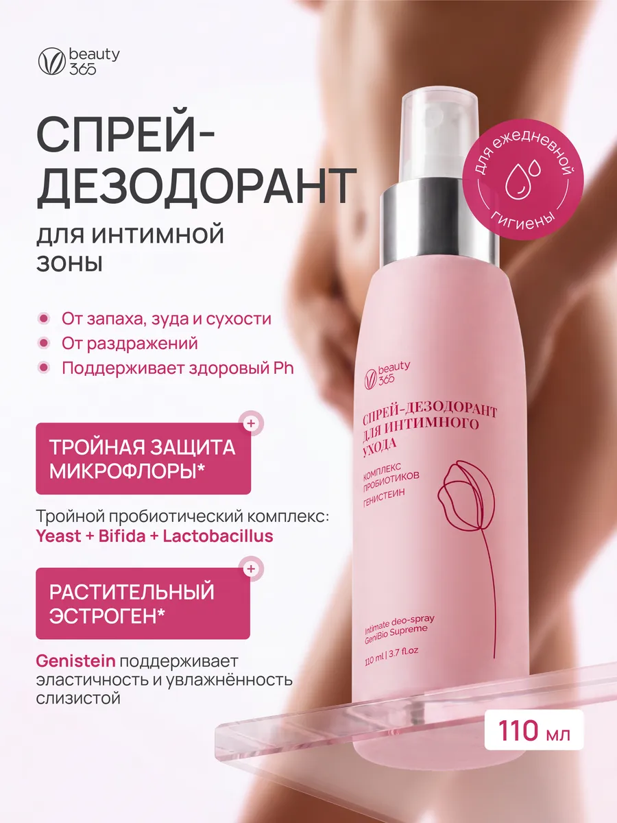 Спрей дезодорант для интимной гигиены, 110 мл