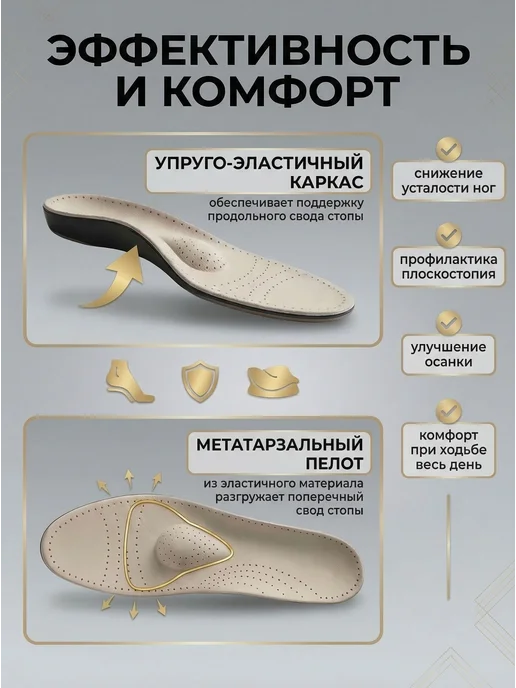 Trives Стельки ортопедические при плоскостопии и пяточной шпоре, серый, фото 7