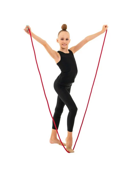 Grace Dance Скакалка для гимнастики, 3 м, красная, 3 м, фото 5