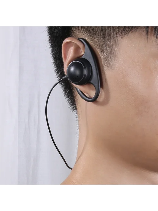 2Pin D-Shape гарнитура с PTT Mic для Kenwood рации, вариант