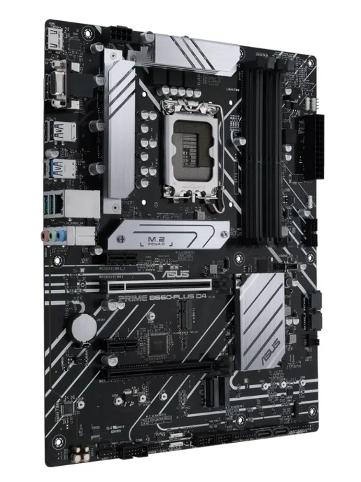 Asus Материнская плата PRIME B660-PLUS D4, LGA 1700, Intel B660, черный, фото 3