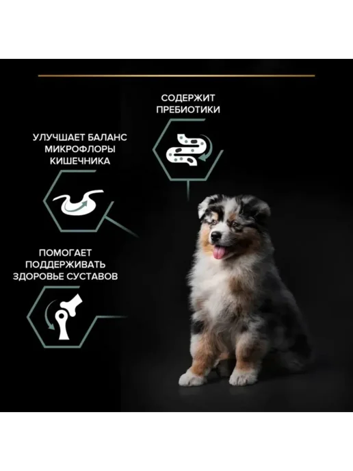 Сухой корм PRO PLAN® Пищеварением для собак, чувствительное пищеварение, щенки, ягненок, 1,5 кг, фото 2