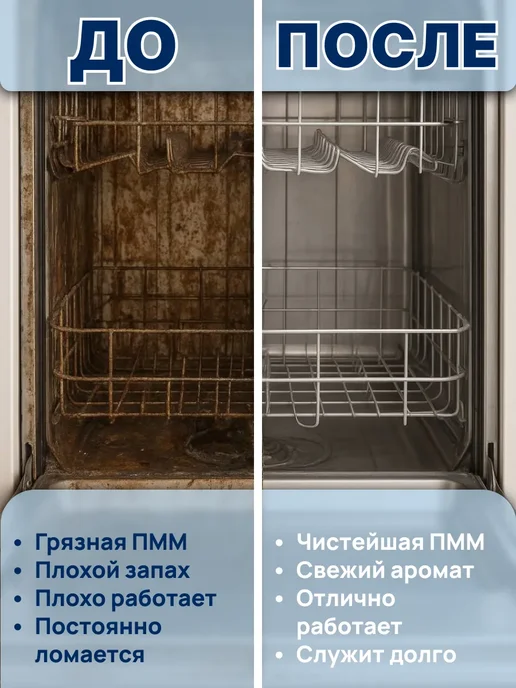 ALIMPHOME Очиститель для посудомоечных машин 250 + 30 мл Набор из 2 шт, 280 мл, 2 шт, фото 4