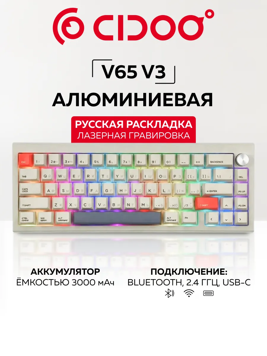 CIDOO Клавиатура игровая V65 PRO