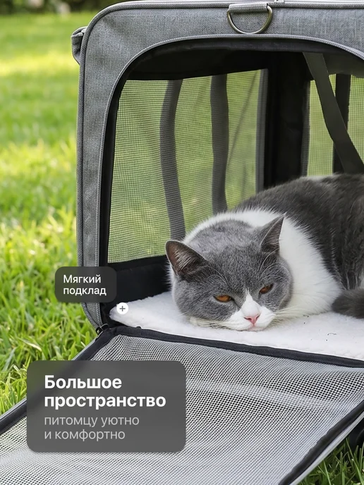 SSY Переноска для кошек и собак мелких пород на колесиках, вариант, фото 5