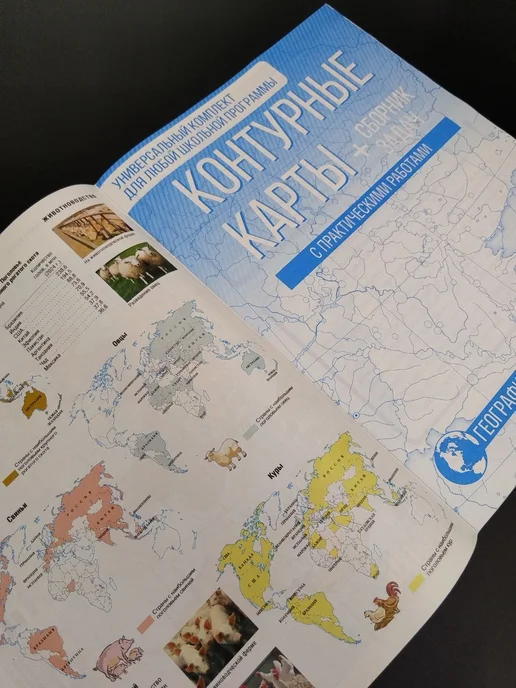 Издательство АСТ Атлас + контурные карты 10-11 классы. География. ФГОС, вариант, фото 6