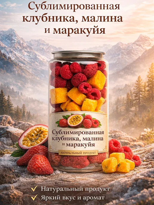 Такли Микс сублимированных ягод 45гр, 45 г, фото 2