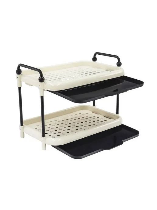 Plover Полка этажерка для ванной и кухни настольная, 37х26х28 см, 37x26x28 см, фото 5