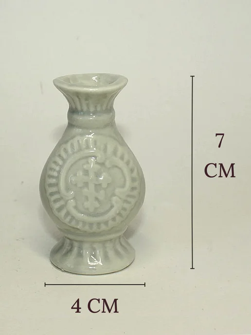 Елисавета Подсвечник для тонких церковных свечей 2 шт, серый, фото 3