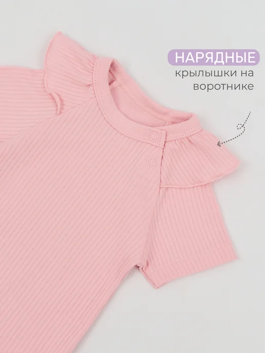 MIKATU Боди с коротким рукавом для малышей 3 шт, 3 шт, фото 5