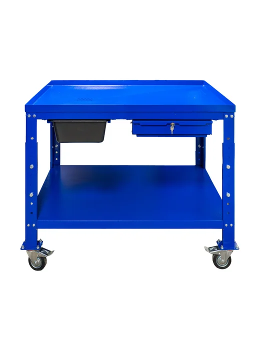 Hard Steel Верстак подкатной для разборки (снятия) агрегатов, металл, синий