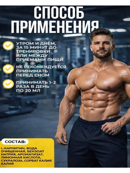 YLP жирожигатель L carnitine, 1 л, фото 2