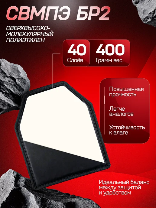Баллистический пакет БР2 30х25 комплект 2 штуки, 30x25, фото 2