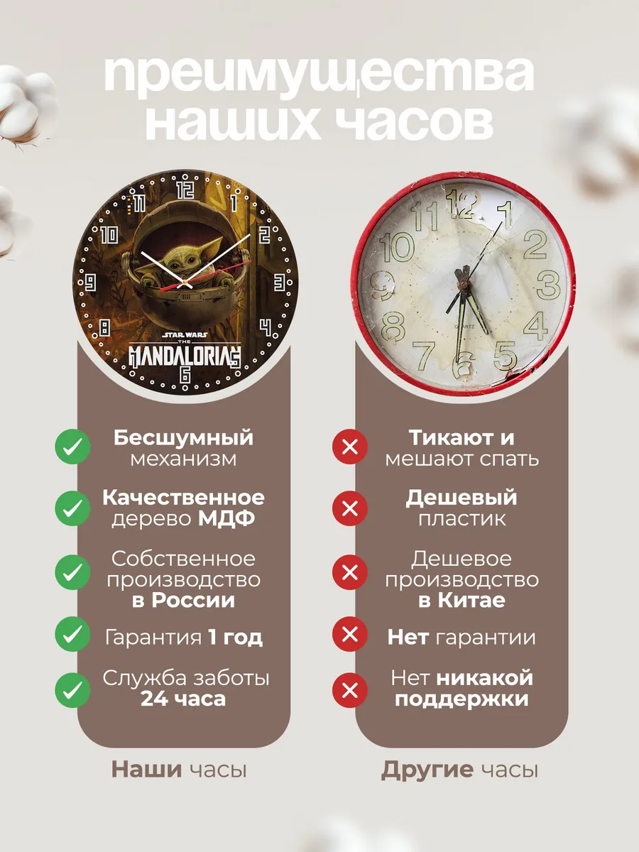 Часы настенные "Звездные войны Мандалорец" — фото 10