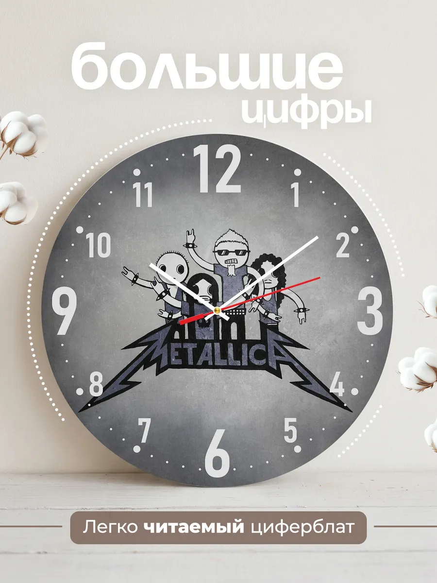Часы настенные "Metallica" — фото 2