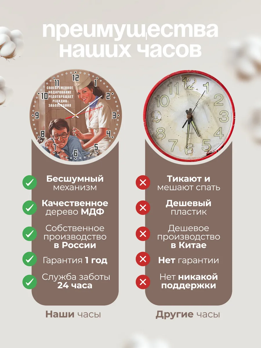 Часы настенные "подарок Медсестре" — фото 10