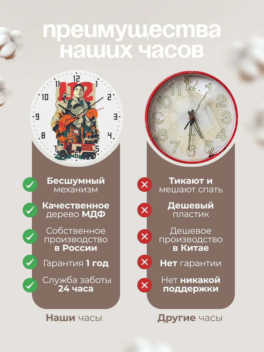 Часы настенные "Спасателю и Пожарному" — фото 10