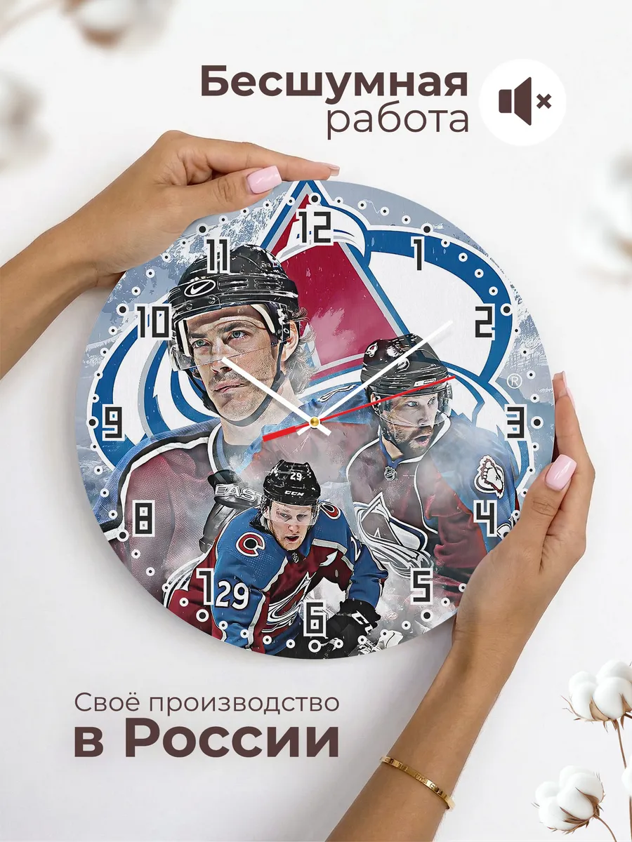 Часы настенные "Colorado Avalanche" — фото 6