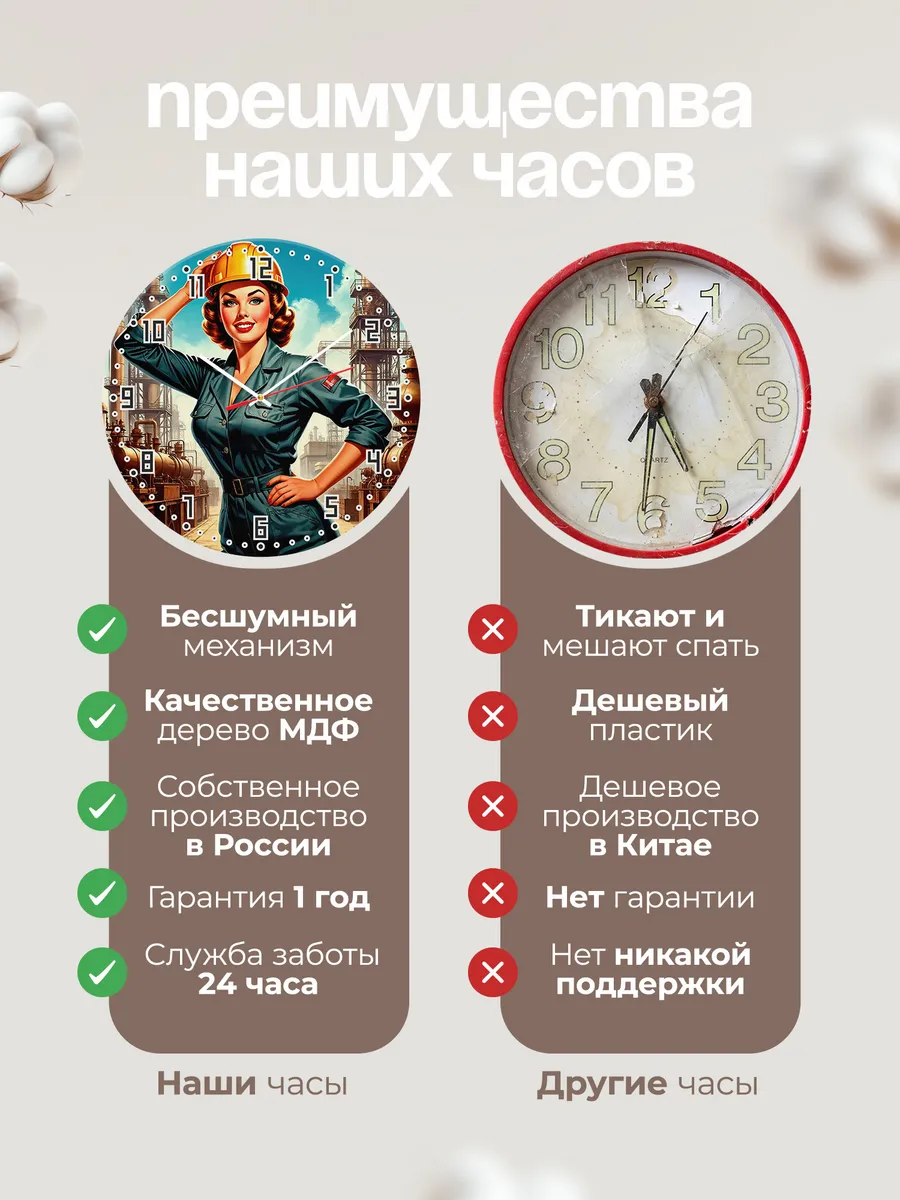 Часы настенные "для Нефтяника" — фото 10