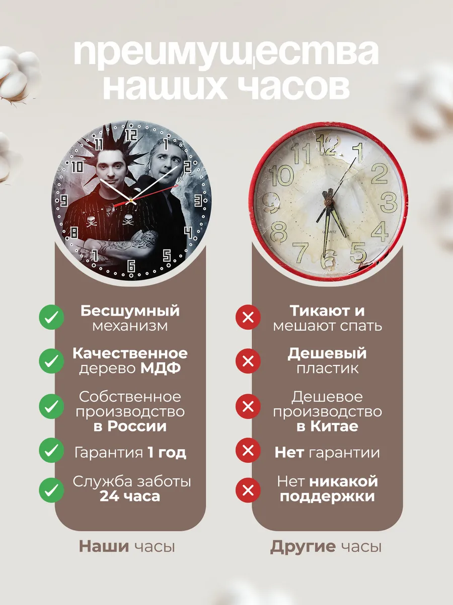 Часы настенные "Миша Горшенев Жив" — фото 10