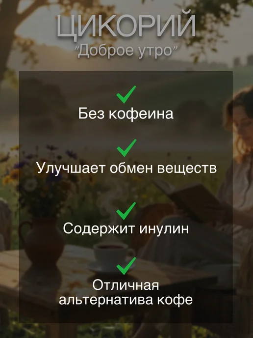Цикорий Доброе утро с ароматом Макиато и сливками, 240г, 160 г, фото 4