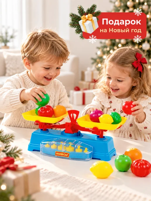 Полесье Набор детский игровой подарок весы, вариант, фото 2