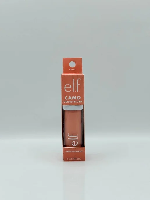 QwertyA Жидкие румяна e.l.f Camo Liquid Blush стойкие, оранжевый, фото 5