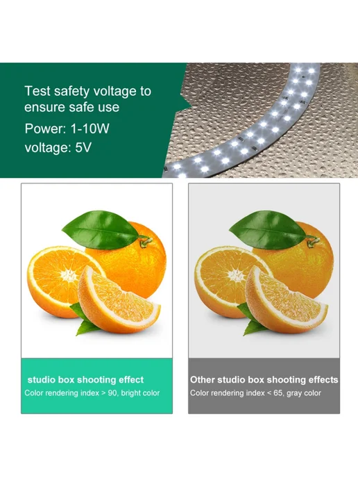 Портативная фотостудия с LED-освещением, вариант, фото 8
