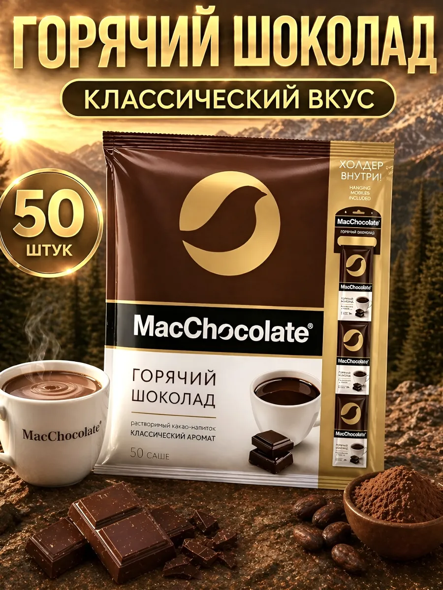 Горячий шоколад в пакетиках